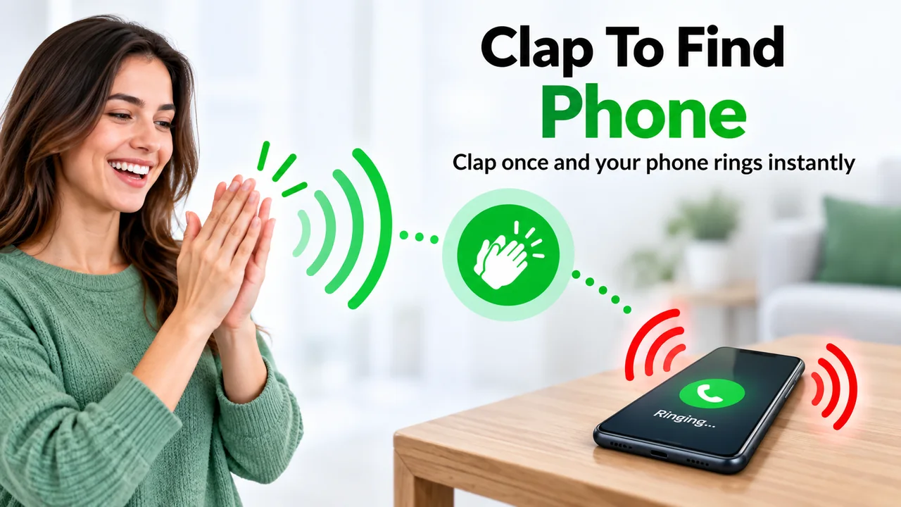 Clap to find phone feature